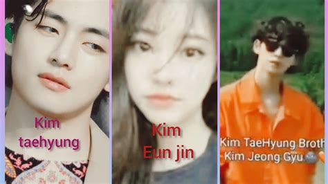 kim taehyung brother and sister.